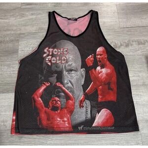 Vintage WWF Stone Cold Steve Austin Wrestling Jersey Mens XL Titan Sports 1999